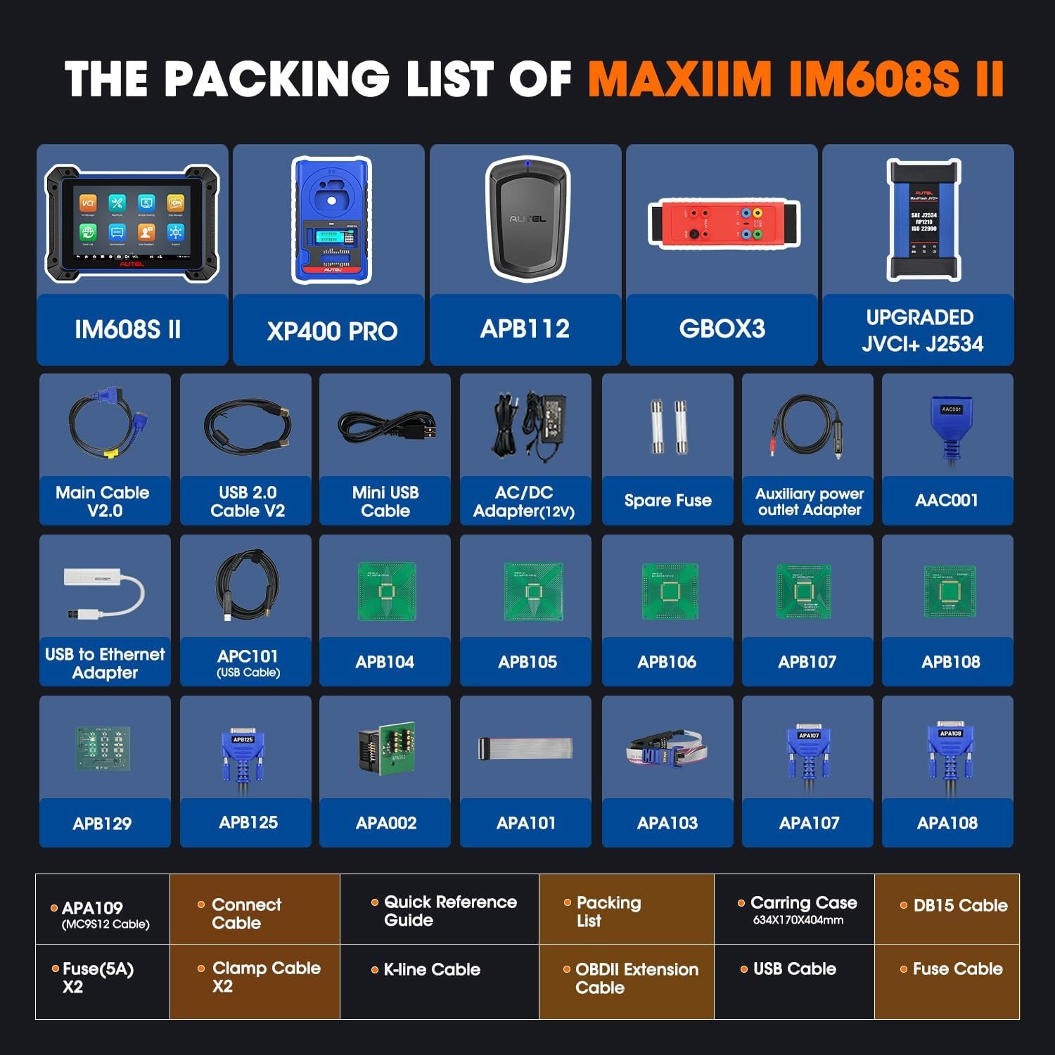 2026 Autel MaxiIM IM608 PRO II Key Programmer 2in1 Car Scanner Autel IM608S II