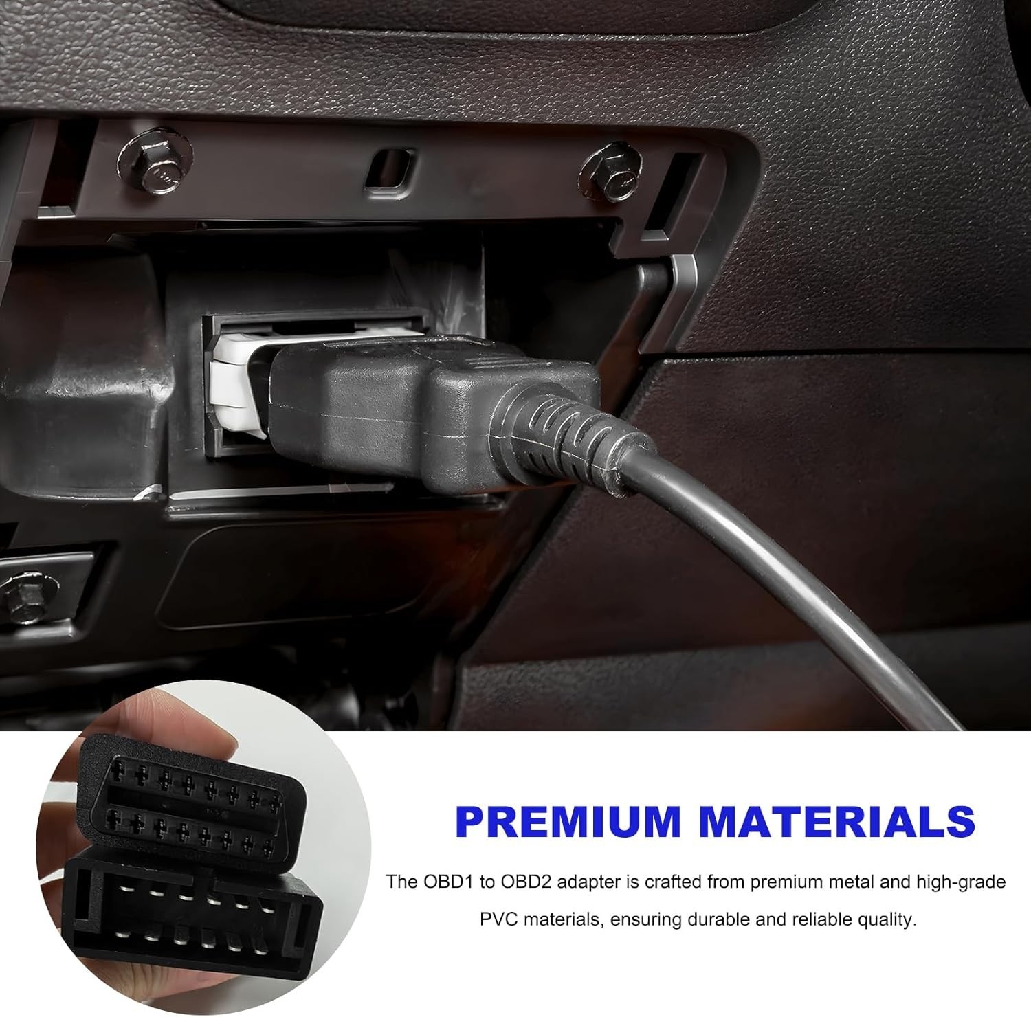 OBD1 to OBD2 Adapter: 12-Pin to 16-Pin Diagnostic Cable for Accurate Vehicle …