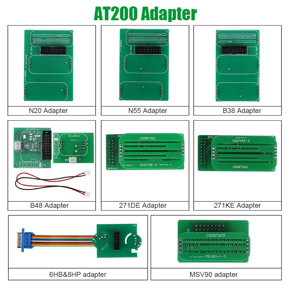 CG AT200 FC200 Adapters 6HP 8HP N55 N20 B48 B58 B38 271KE Adaper 271DE Adapter