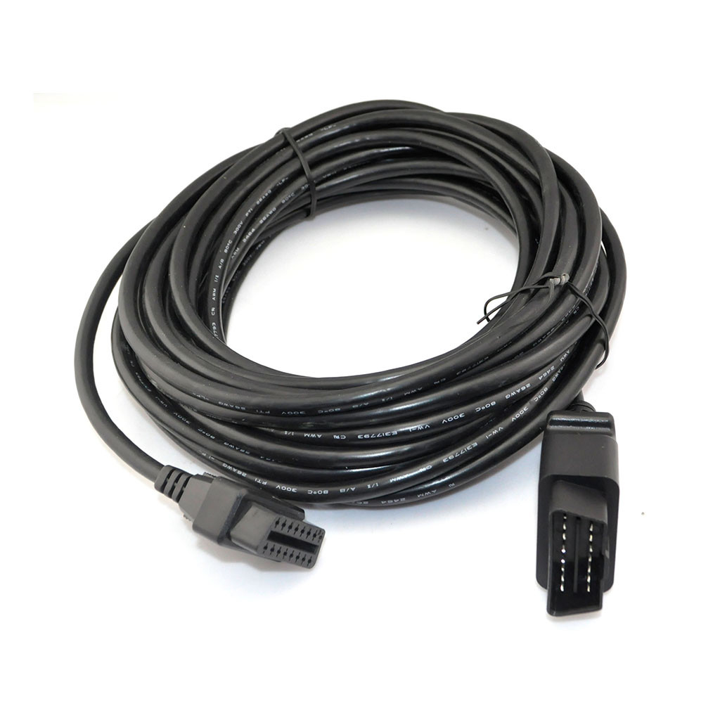 33 Feet/10M OBD2 OBDII 16 Pin Car Male to Female Extension Cable Diagnostic Cord