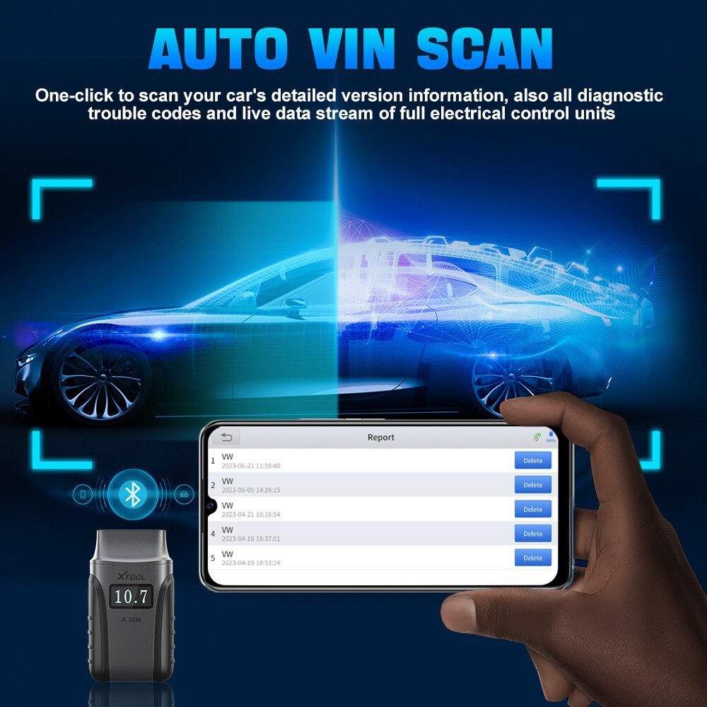 ✅2026 XTOOL A30M V2.0 KIT OBD2 Scanner Wireless Bidirectional Scan Tool FCA