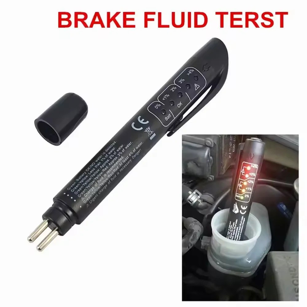 Universal Brake Fluid Tester – LED Diagnostic Tool for DOT3/DOT4/DOT5 Car Oil