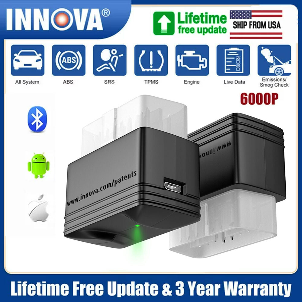 INNOVA 6000P Bluetooth OBD2 Scanner Diagnostic Code Reader Scan Tool ABS/SRS
