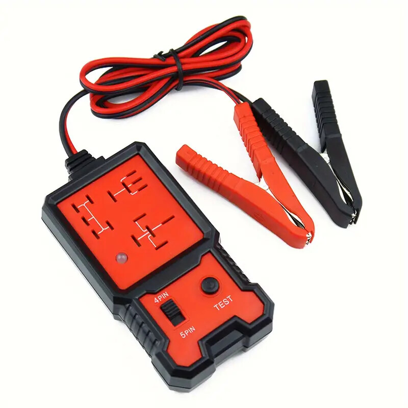 Universal Automotive Electronic Relay Car Relay Tester -4/5Pin 12V LED Indicator