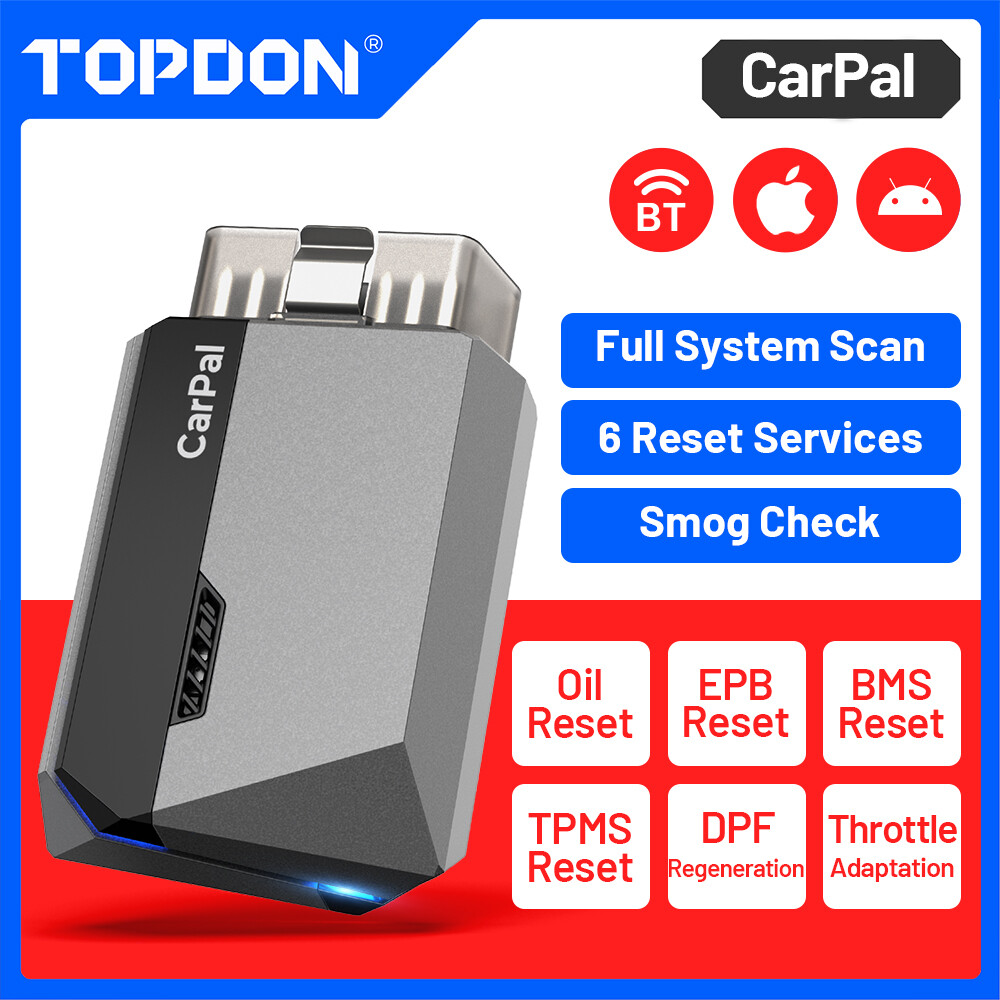 TOPDON Carpal OBD2 Scanner Full System Diagnostic Tool Oil TPMS BMS Reset