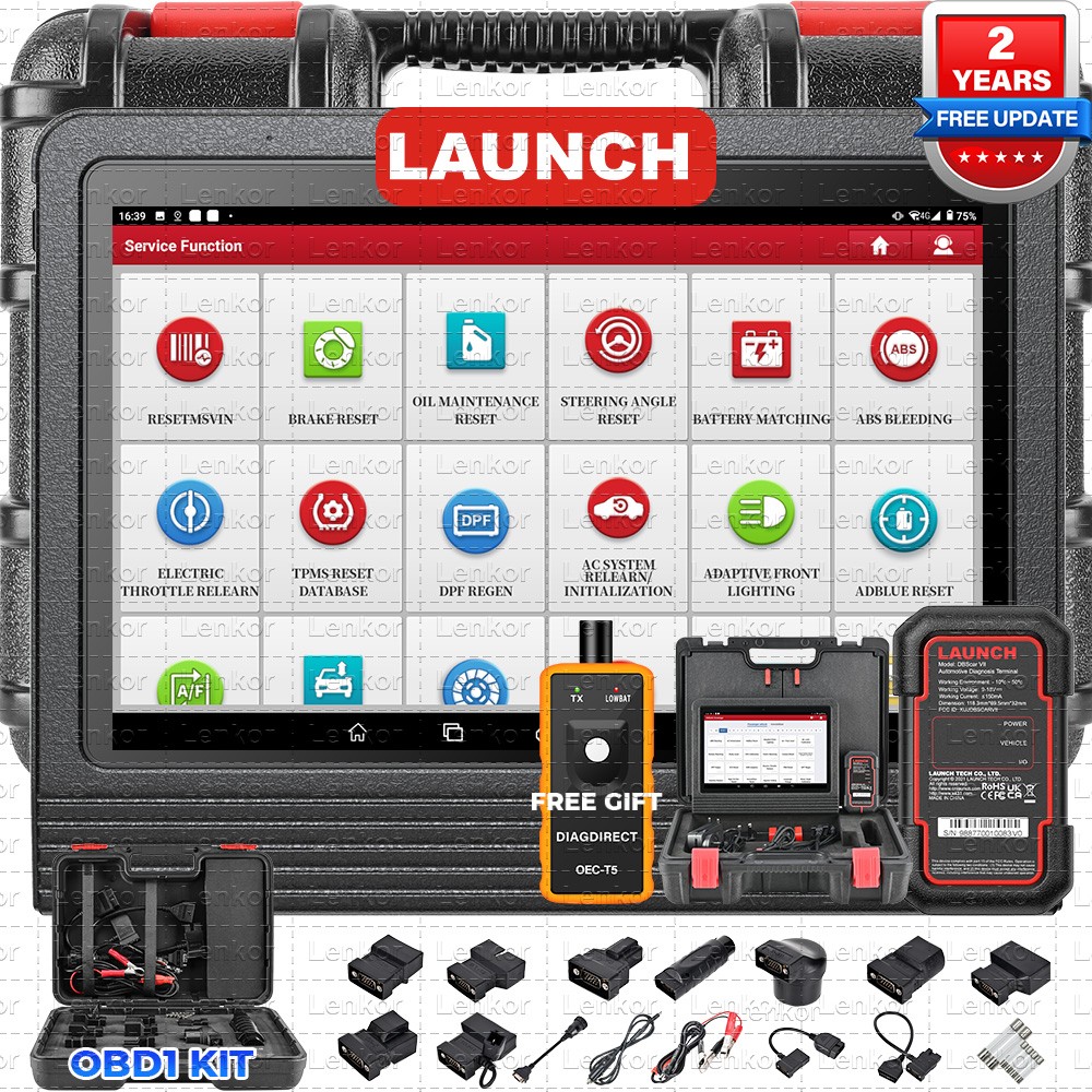 LAUNCH X431 PRO3S+ V5.0 Elite V+5.0 Bidirectional Diagnostic Scanner Key Coding