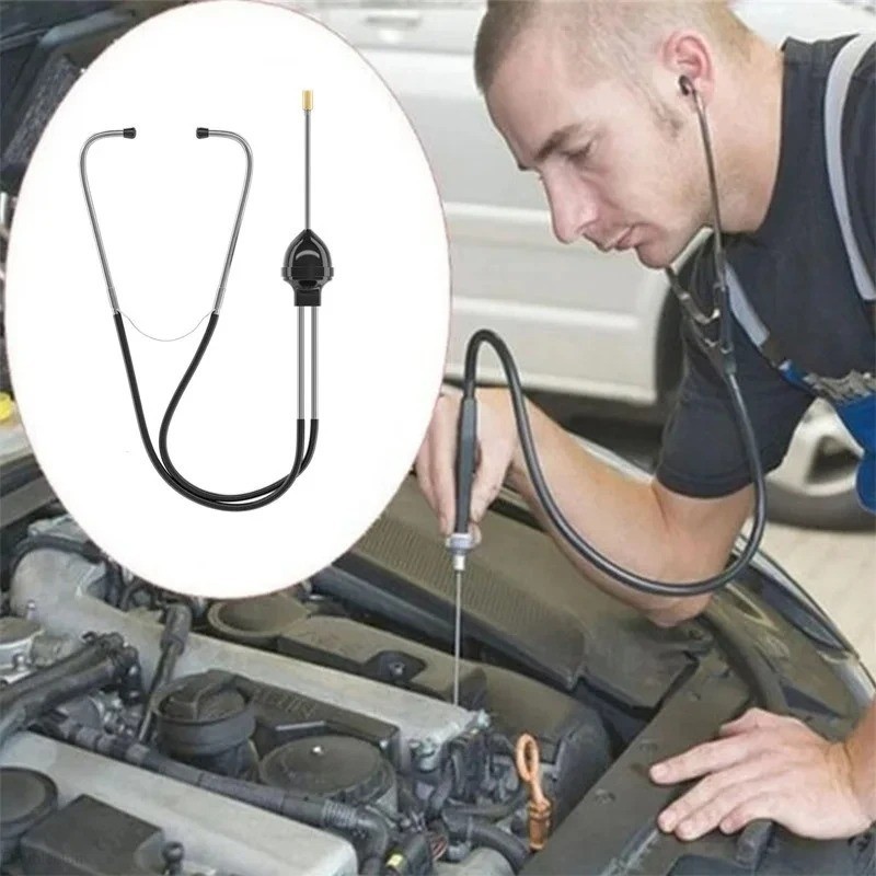 1pc Auto Cylinder Stethoscope Engine Diagnostic Hearing Tool Car Tester