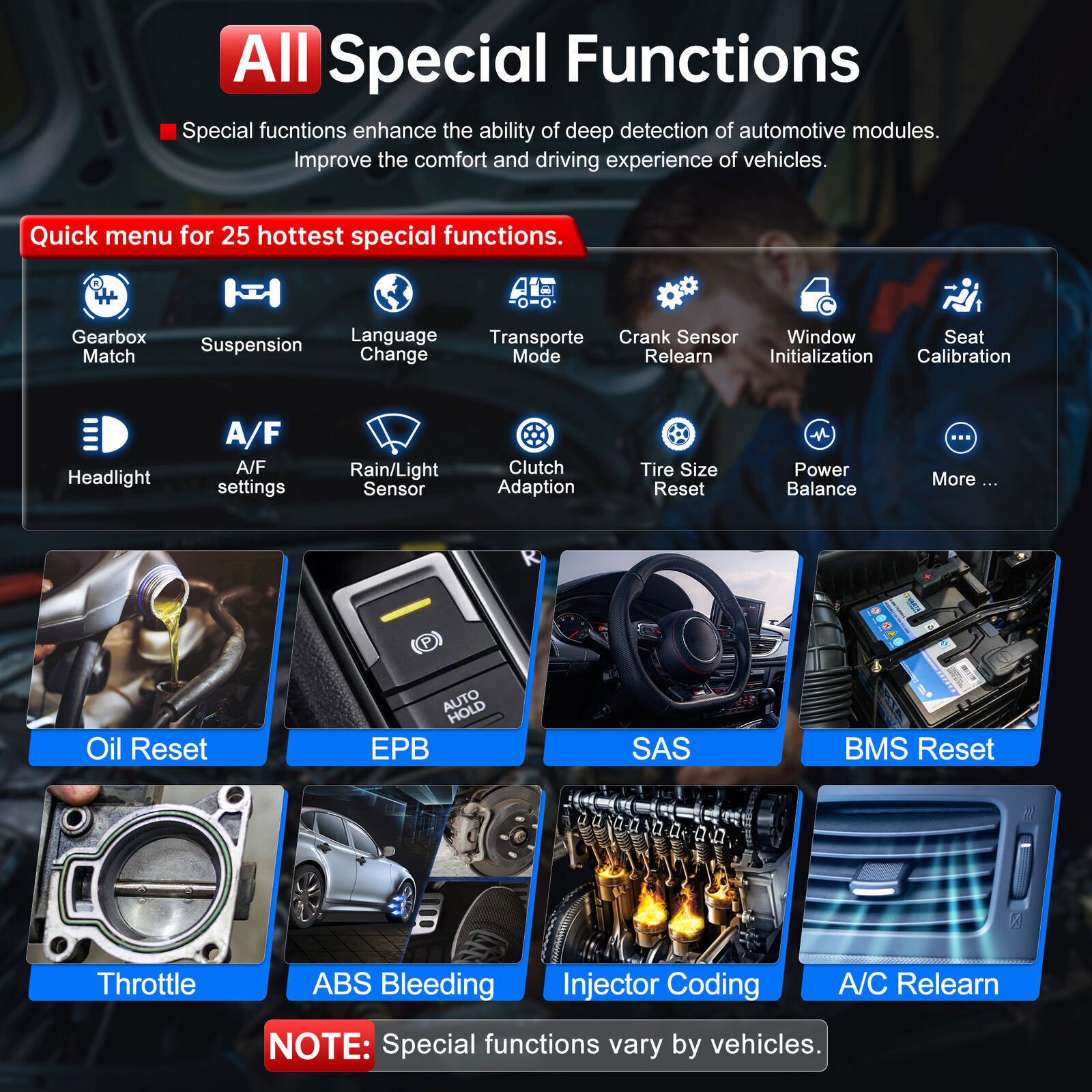 XTOOL IP500 OBD2 For Buick/Chevrolet/GMC Full Systems Bidirectional Diagnostic