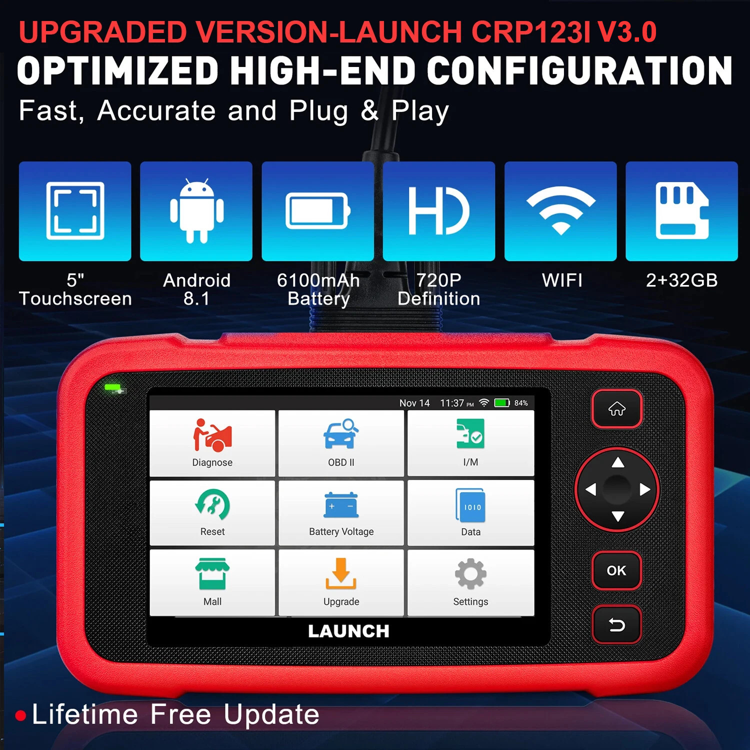 ELM327 OBD2 Scanner Bluetooth Code Reader Car Diagnostic Scan Tool Check Engine