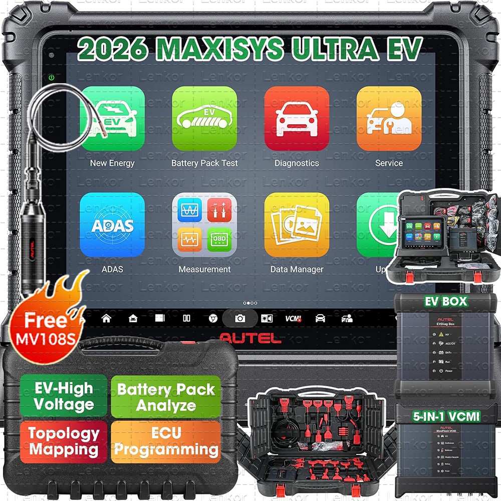 ⭐⭐⭐⭐⭐ Autel MaxiSys Ultra EV Electric High-Voltage 5in1 VCMI Diagnostic Scanner