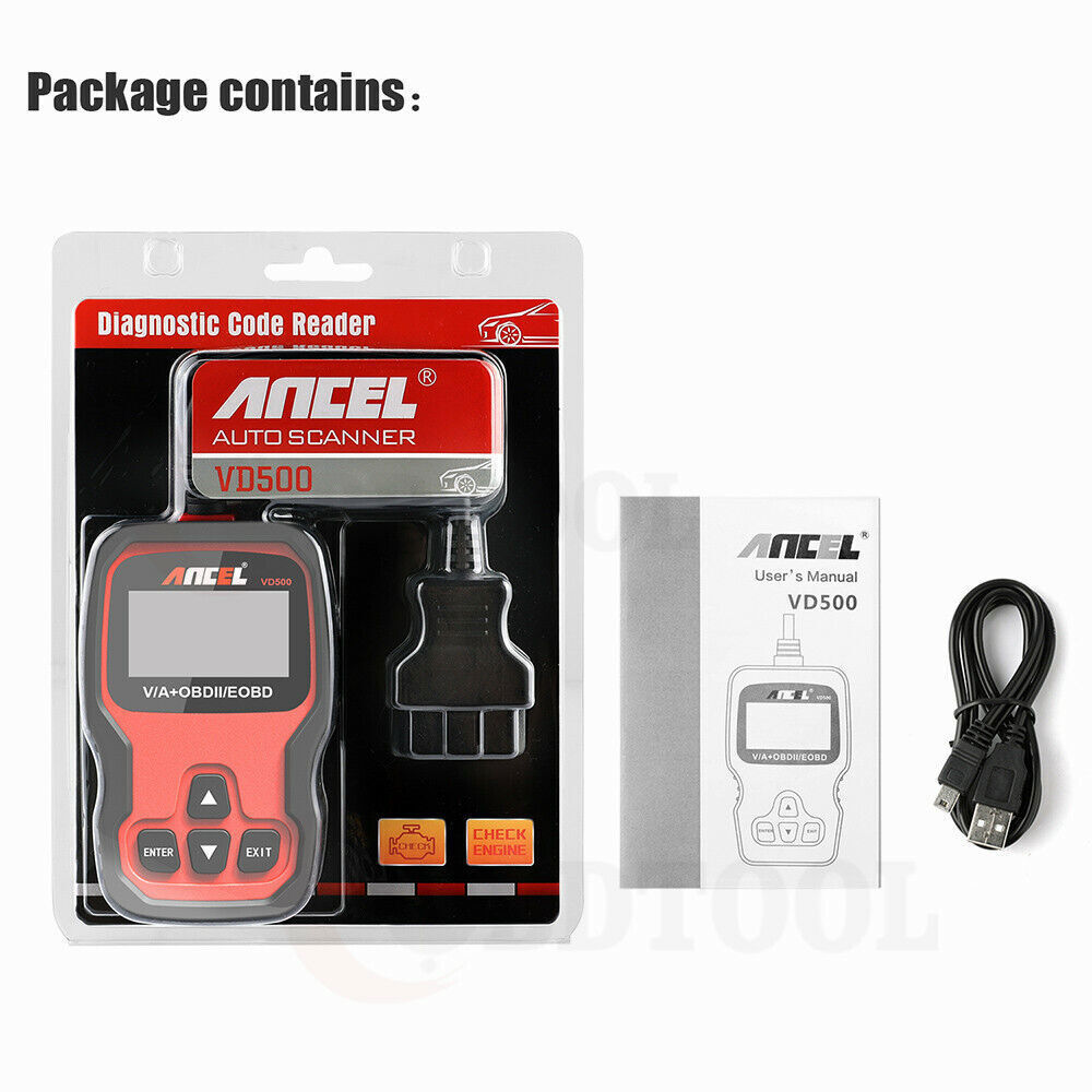 Ancel VD500 OBD2 Scanner Code Reader Car Diagnostic Tool FOR Volkswagen VW Audi