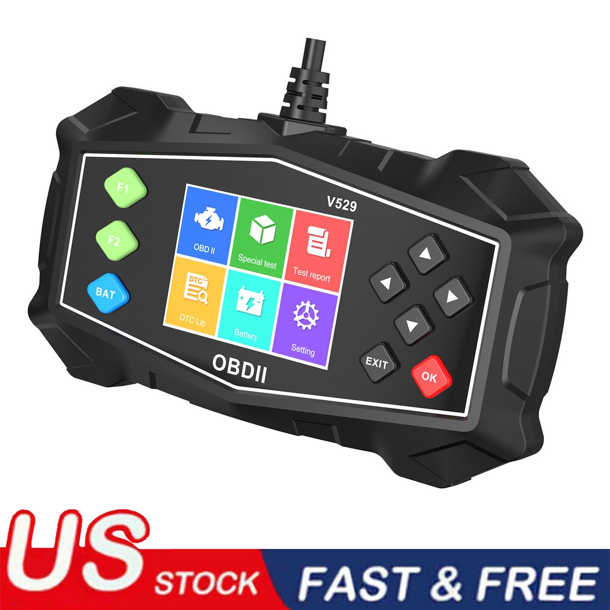Car OBD2 Scanner Vehicle Info O2 Sensor LIVE DATA STREAM Mode 6 I/M Freeze