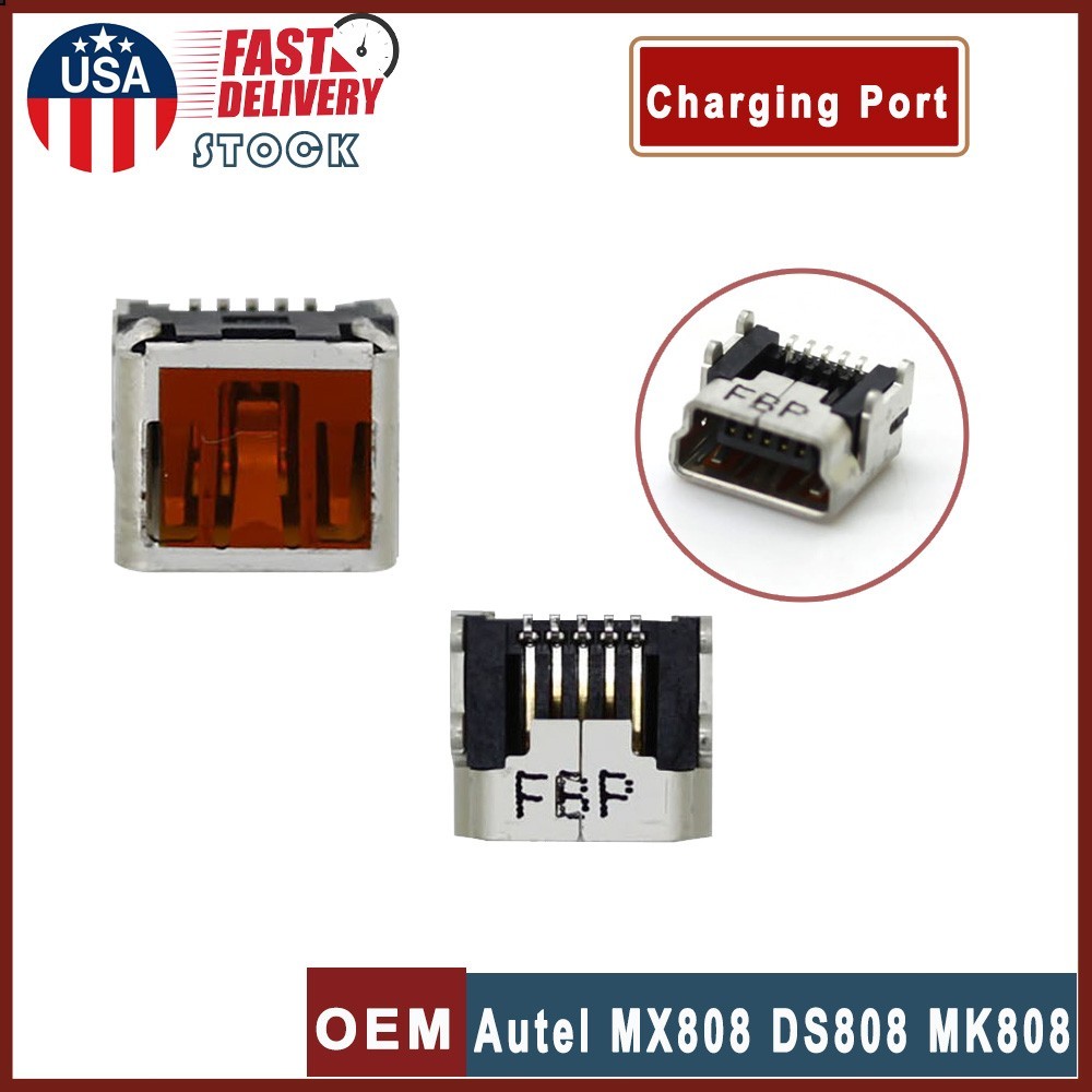 USB Charging Port Dock Connector For Autel MX808 DS808 MK808 MP808 TS608 OEM