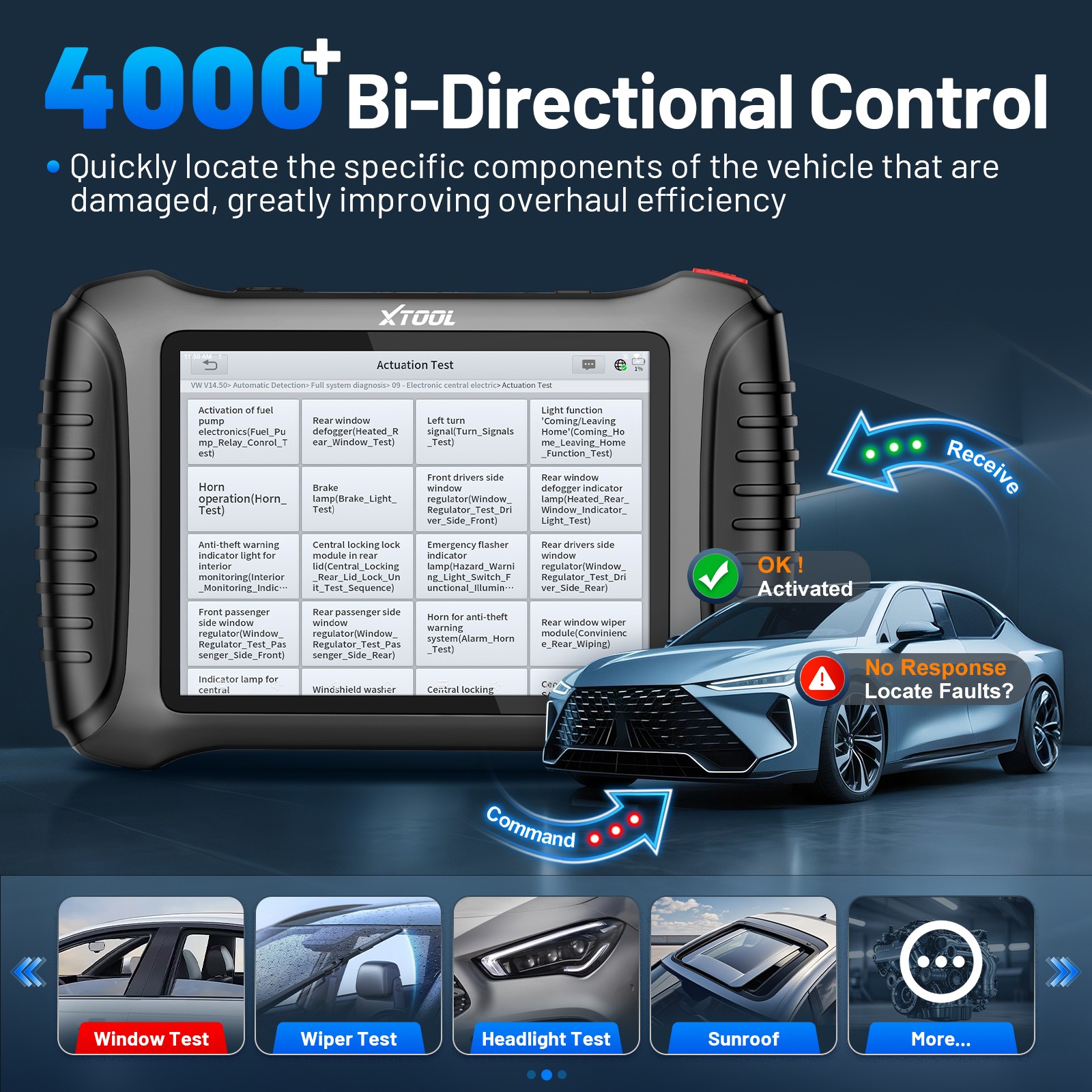 2024 XTOOL IP900 Auto Full System Diagnostic Scanner E.CU Coding Bidirectional