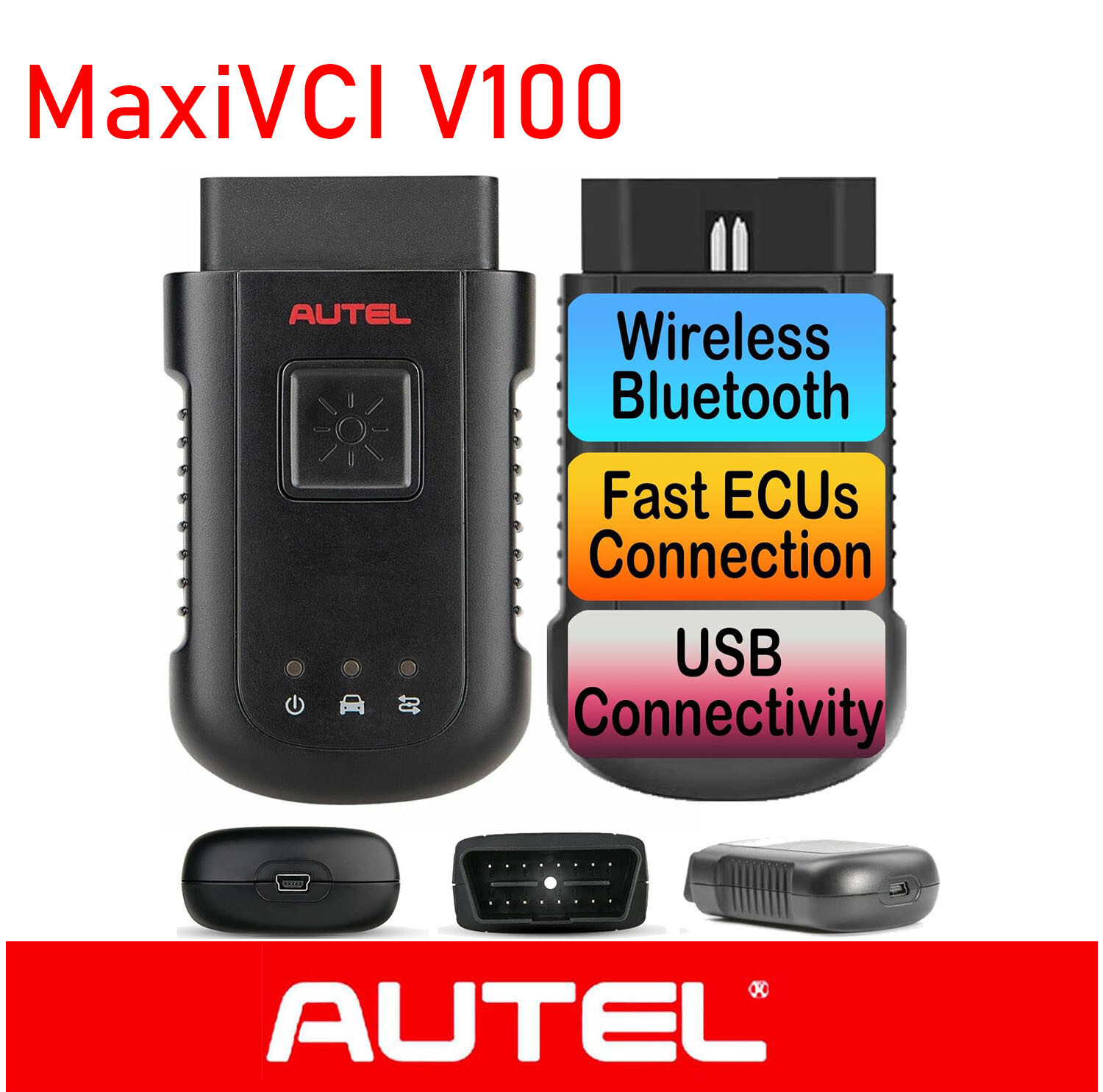 Autel Maxi VCI V100 Wireless Diagnostic Interface DLC Bluetooth MS906TS MS906BT