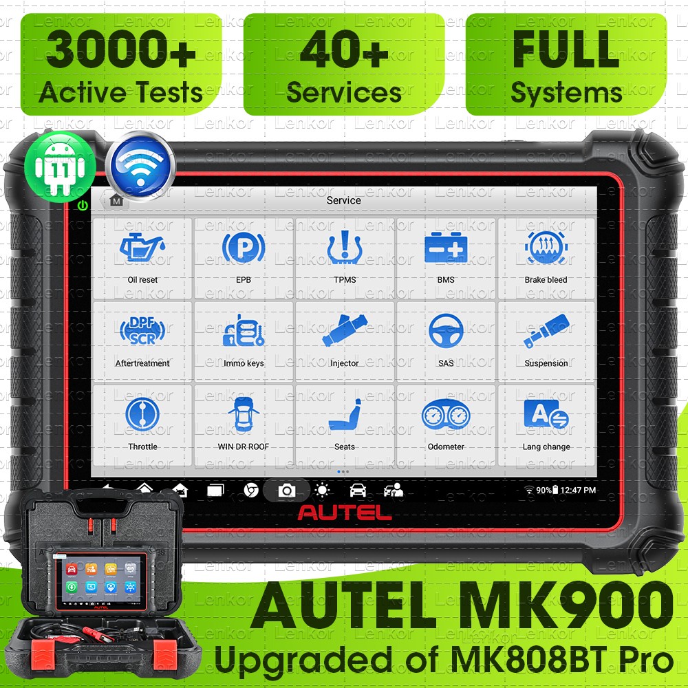 2026 Autel MaxiCOM MK900 MK900BT MX900 Auto All System Diagnostic Scanner Tool