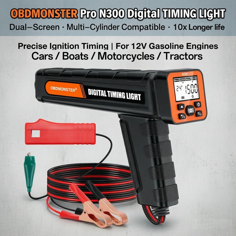 Digital Engine Timing Light Gun Ignition Tester For Ford Escape Fusion Fiesta