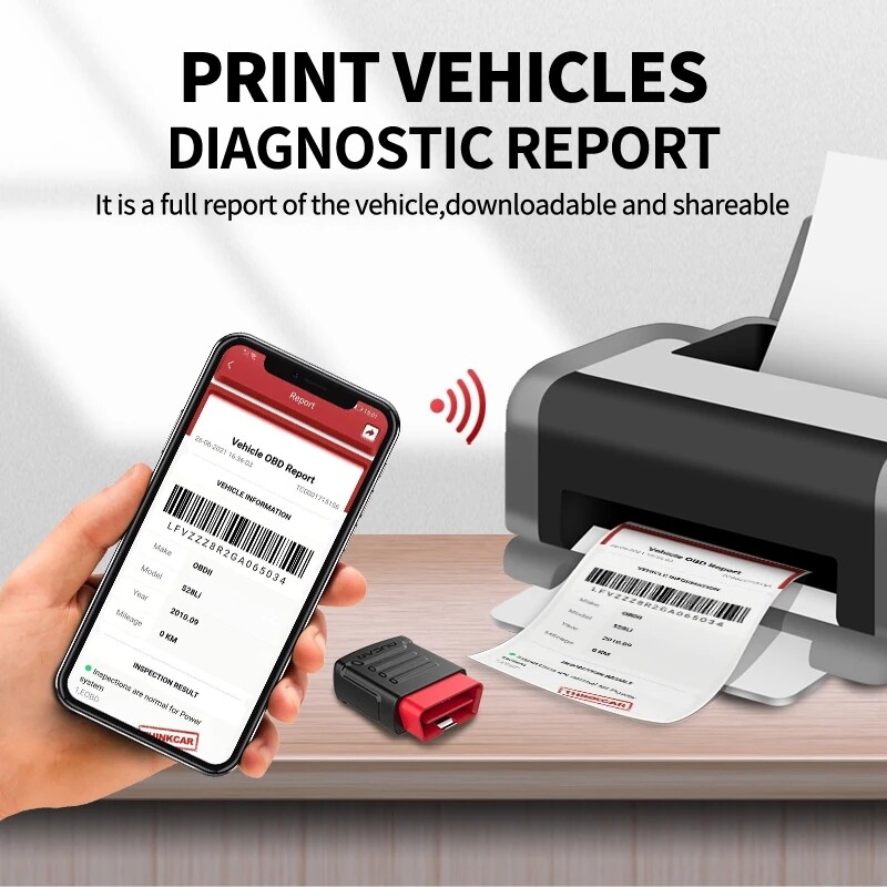 2026 MUCAR BT200 PRO Full System OBD2 EOBD Diagnostic Tool 15 Resets Code Reader