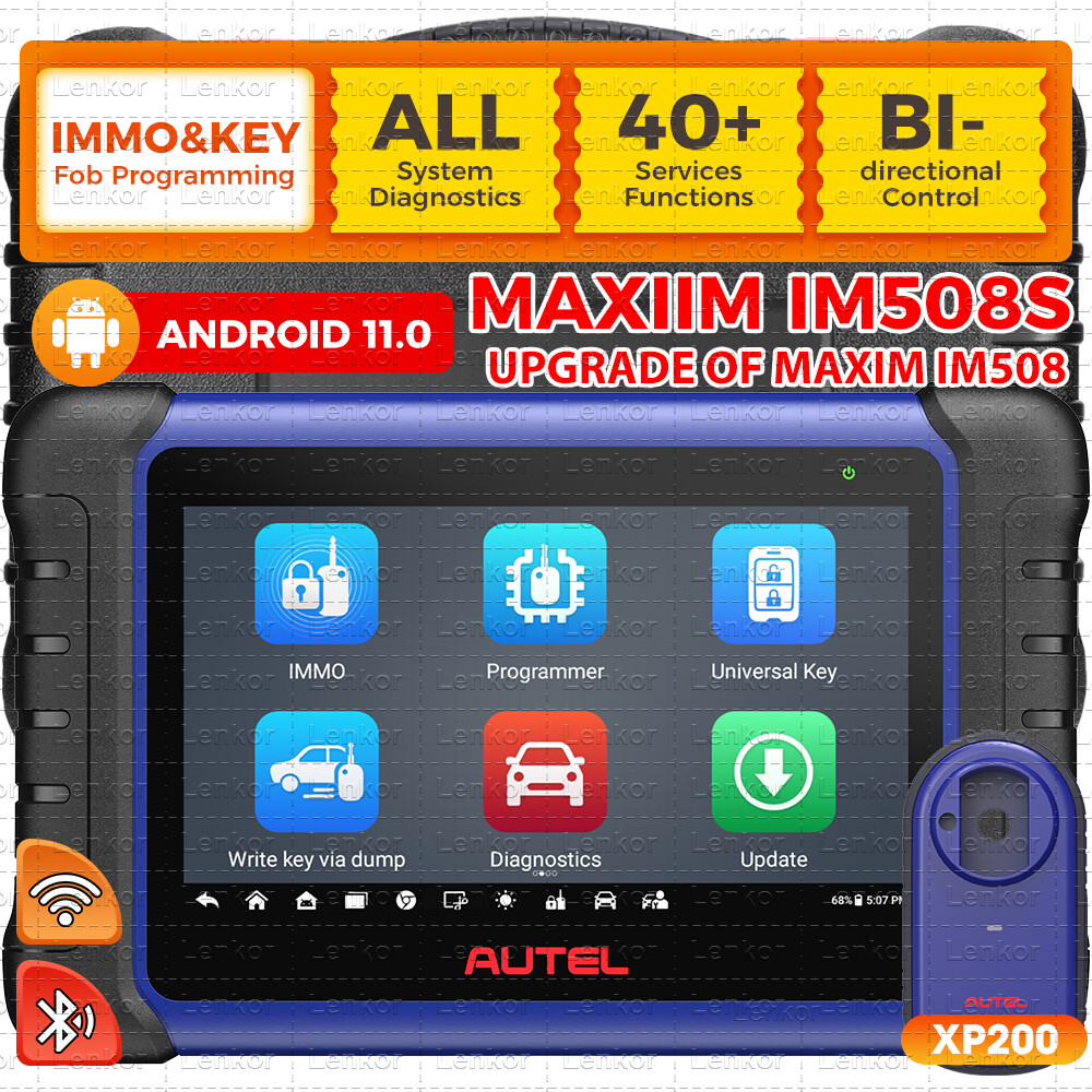 2025 Autel Maxiim IM508S Key Programming Bi-Directional Diagnostic Android 11.0