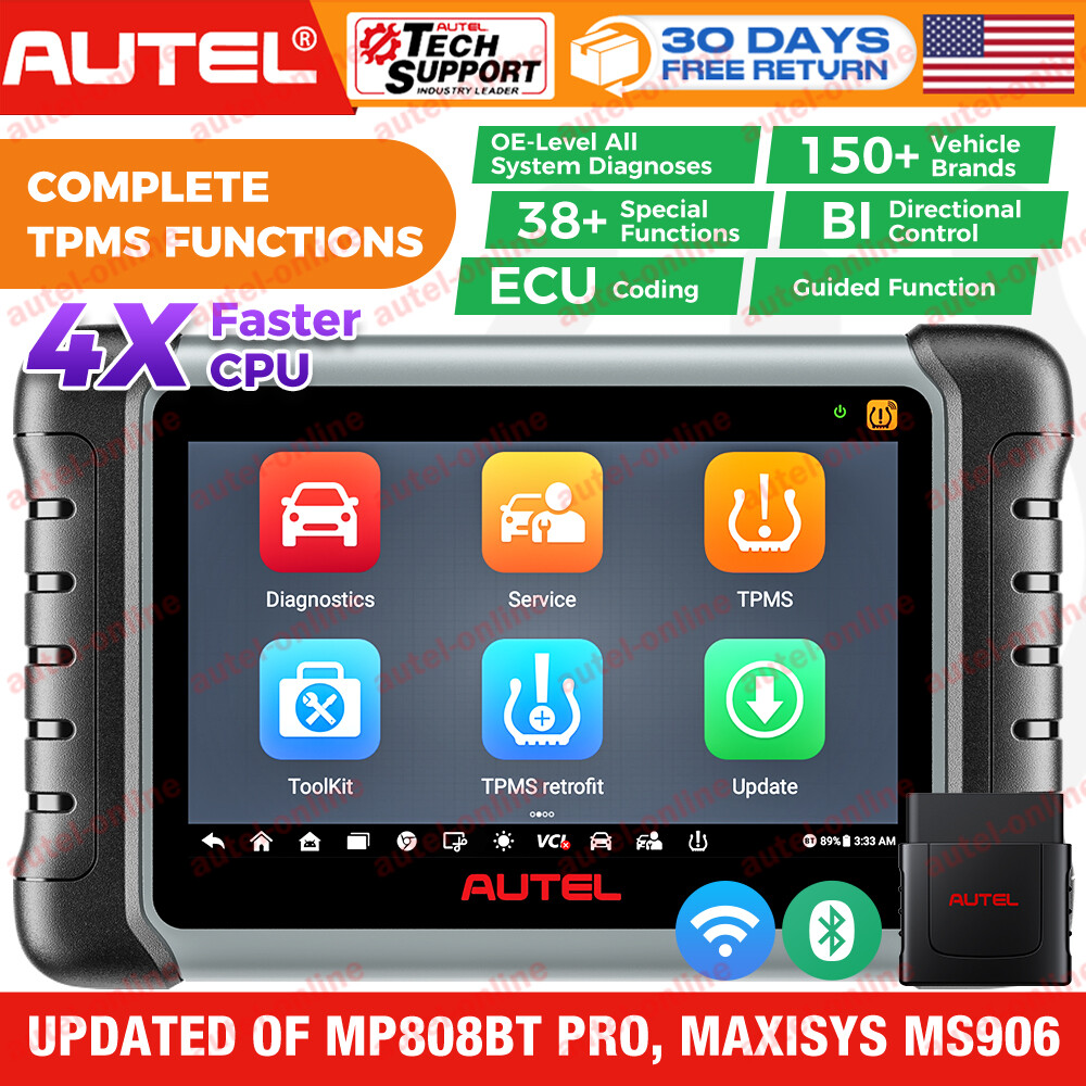 Autel MaxiPRO MP808S-TS Auto Diagnostic Scanner Tool Key Coding TPMS Programming