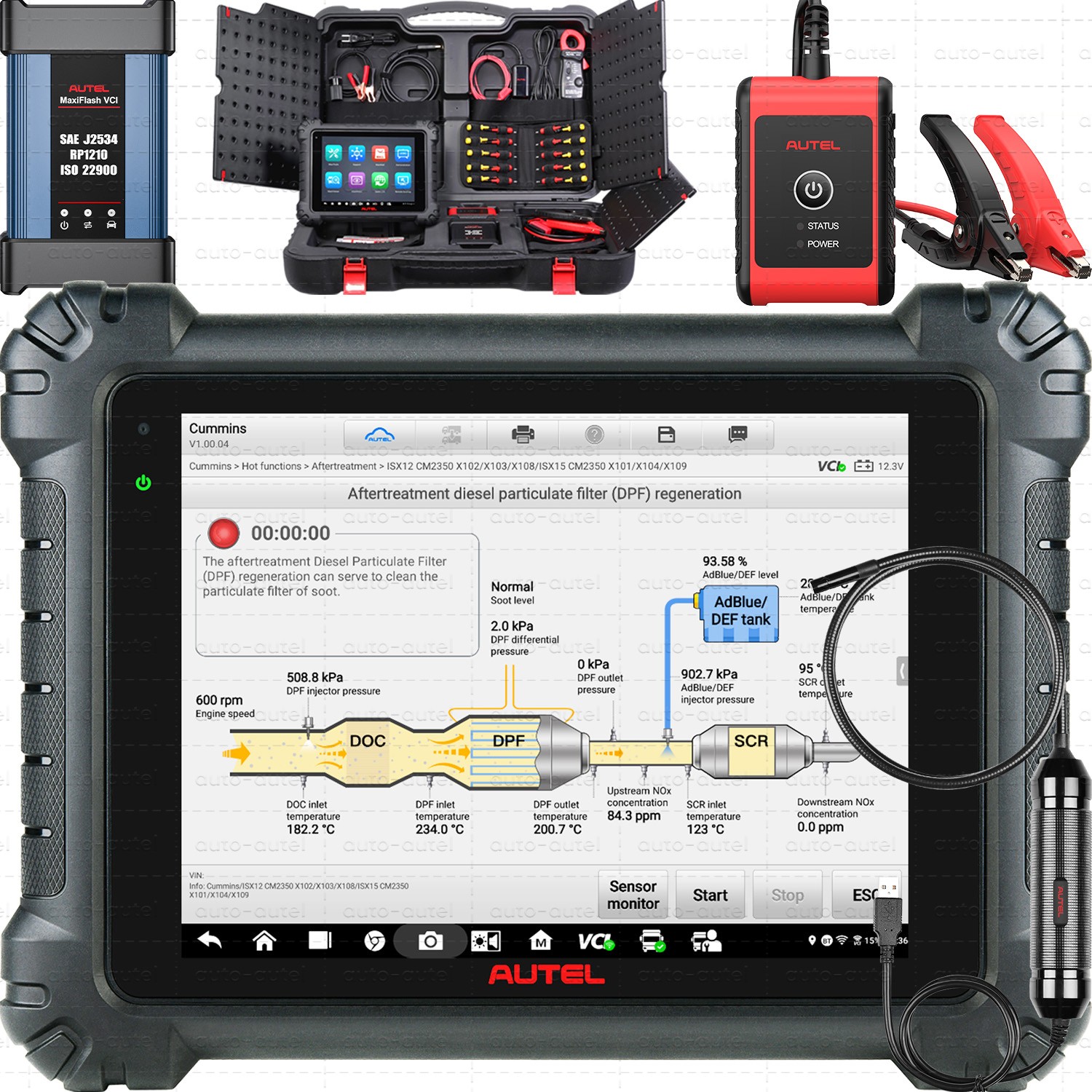 2026 Autel MaxiSys MS909CV Truck Scanner J2534 Programmer Topology Mapping 2.0