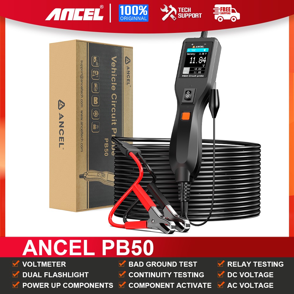 12V 24V Auto Electrical Short/Open Breaker Finder AC/DC Diode Resistance Test