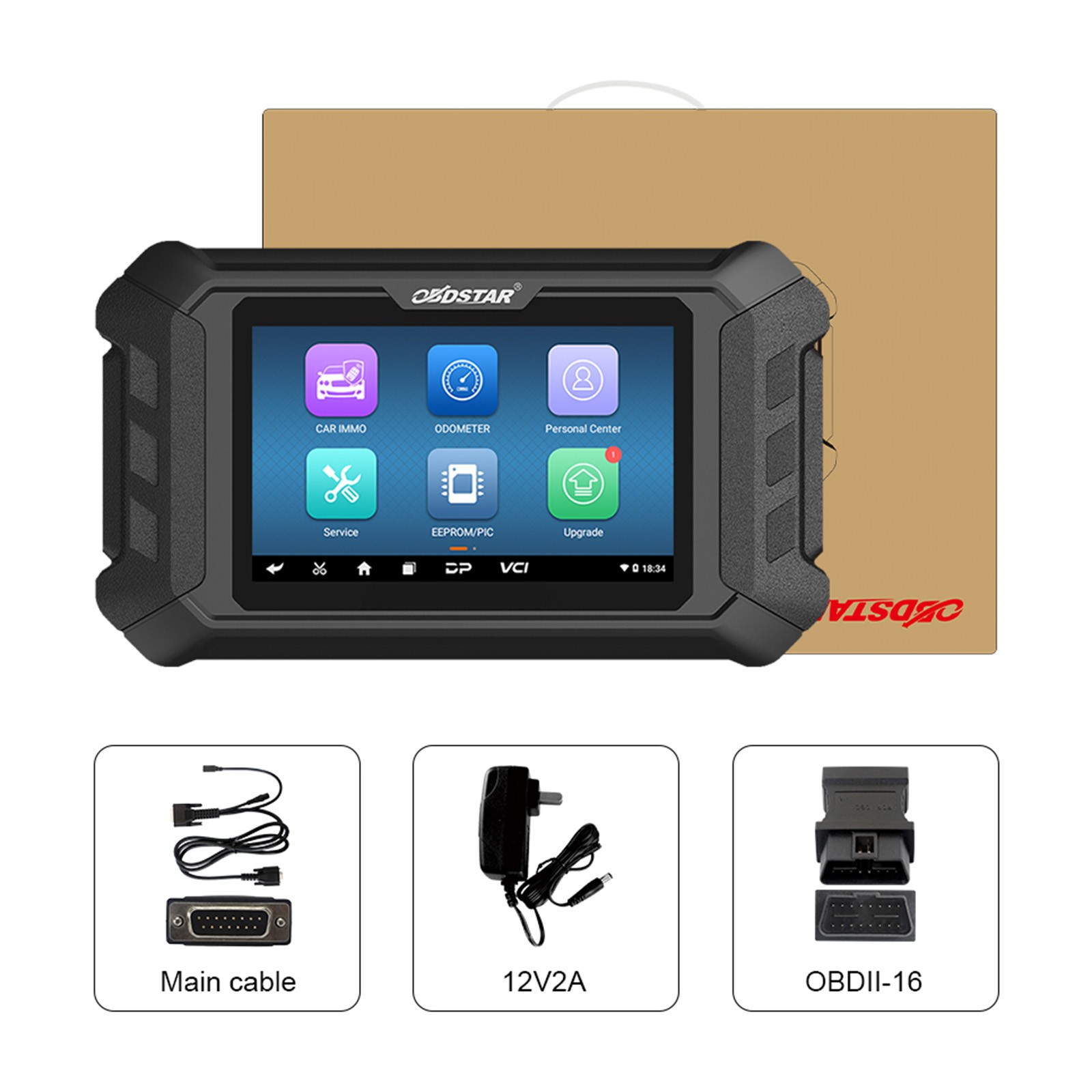 OBDSTAR X300 MINI For FIAT Support IMM0, Cluster Recalibration, OBD Diagnosis