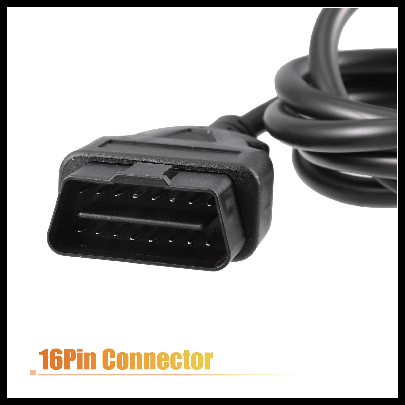 OBD2 Male to 15 Pin Male Main Cable Diagnostic Tool Fit for Autel MaxiDiag Elite