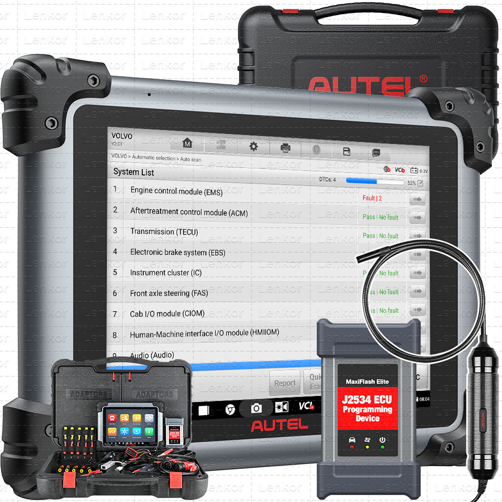 2026 AUTEL MaxiSys MS908CV II HD Autel Scanner ECU Coding Programmer as MS909CV