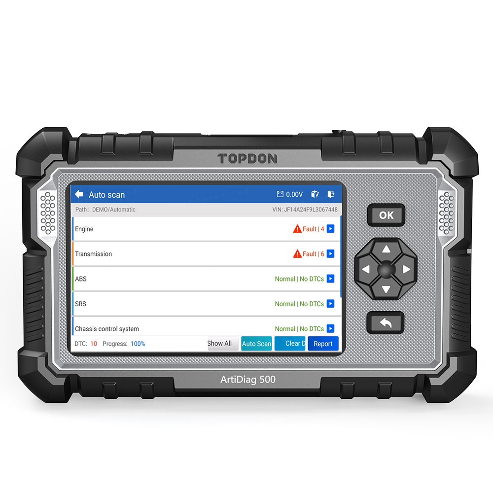 OBD2 Scanner TOPDON AD500 ABS SRS Engine AT Diagnostic Tool BMS DPF Code Reader