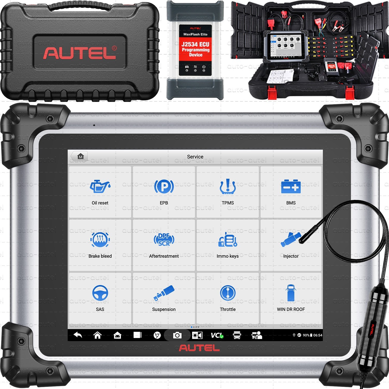 Autel Maxisys MS908CV II Scanner Heavy Duty Truck Car Diagnostic ECU Programming