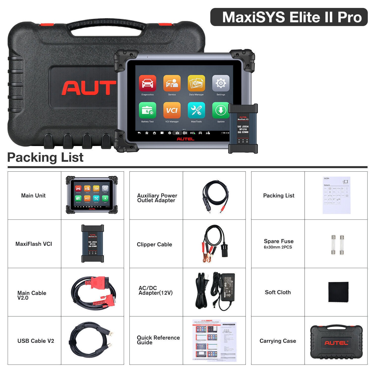 Autel MaxiSys Elite II PRO ULTRA Auto Diagnostic Scanner Programming E-CU Coding