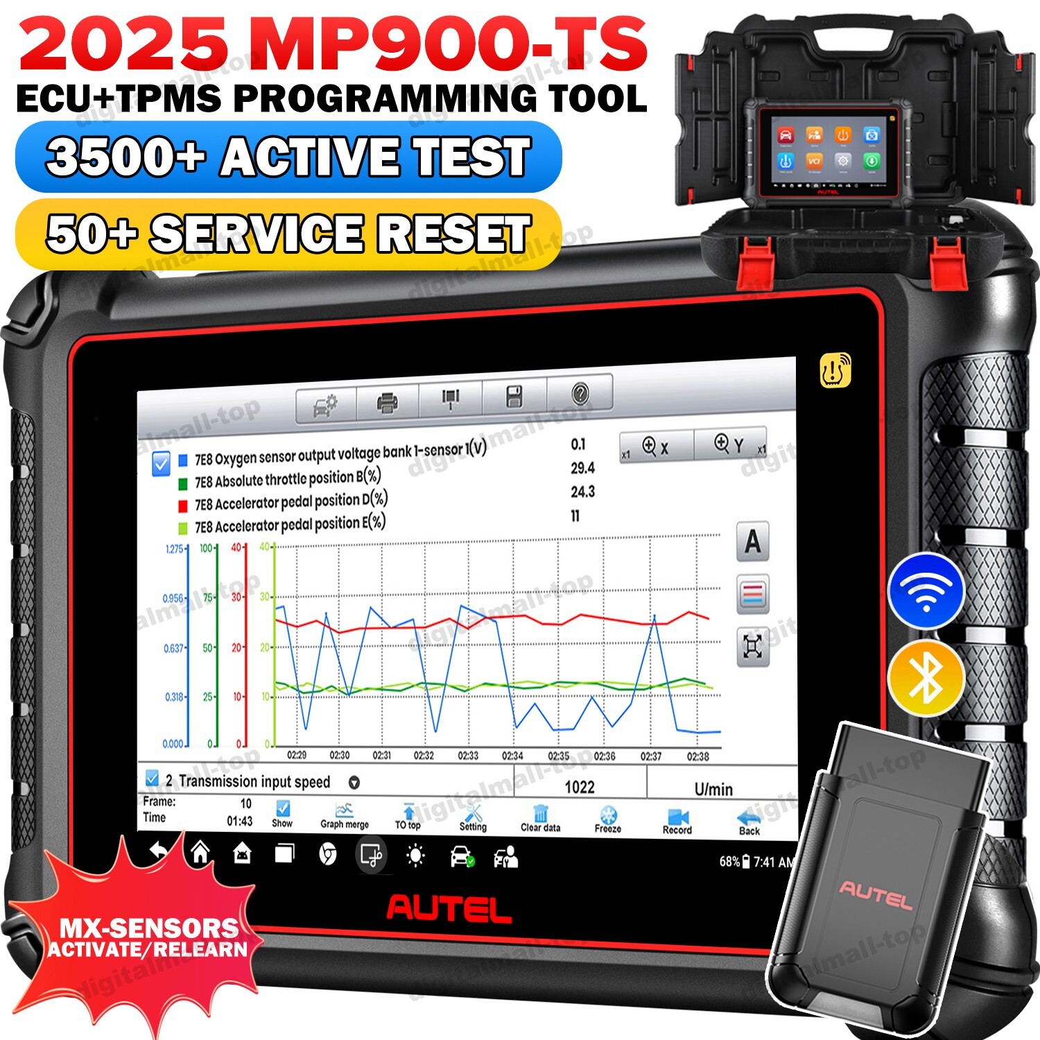 🔥AUTEL MaxiPRO MP900TS TPMS ECU Programming AS MK906 MS906 Elite Disgnose Level