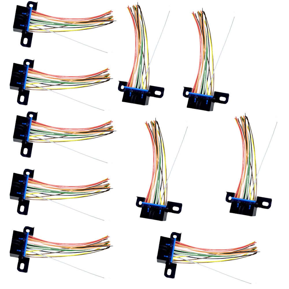 2-10Pcs Universal Diagnostic OBD2 Female Connector Car 16 Pin Female Plug J1962F