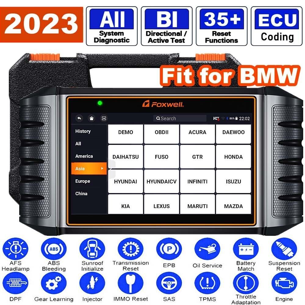 FOXWELL NT710 Full System Car Diagnostic Tool Bidirectional For BMW OBD2 Scanner