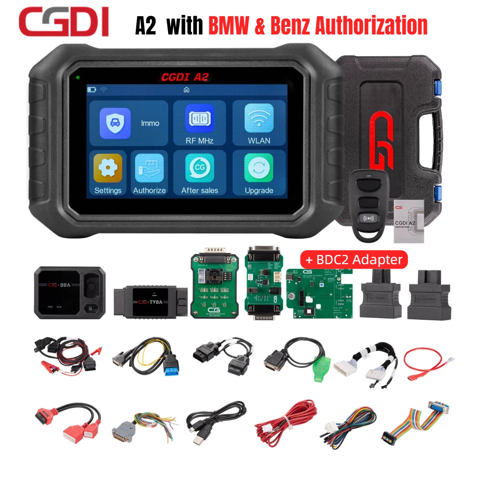 CGDI A2 Wireless Premium Edition Programmer Tool with Authorization for BMW/Benz