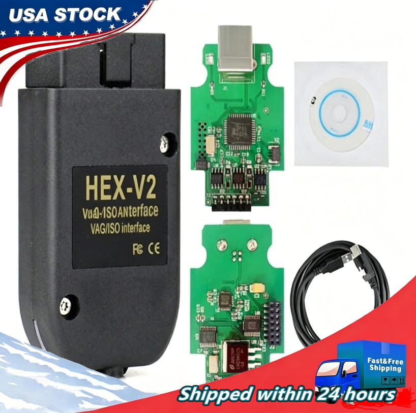 HEX V2 VCDS 25.3 (ATMEGA162) — VW/Audi Diagnostic Tool (5053)English+Spanish