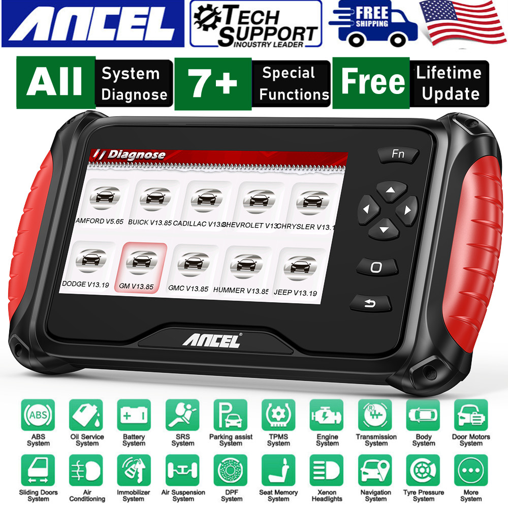 Tablet OBD2 Scanner Full System Scan Automotive Diagnostic Tool Car Code Reader