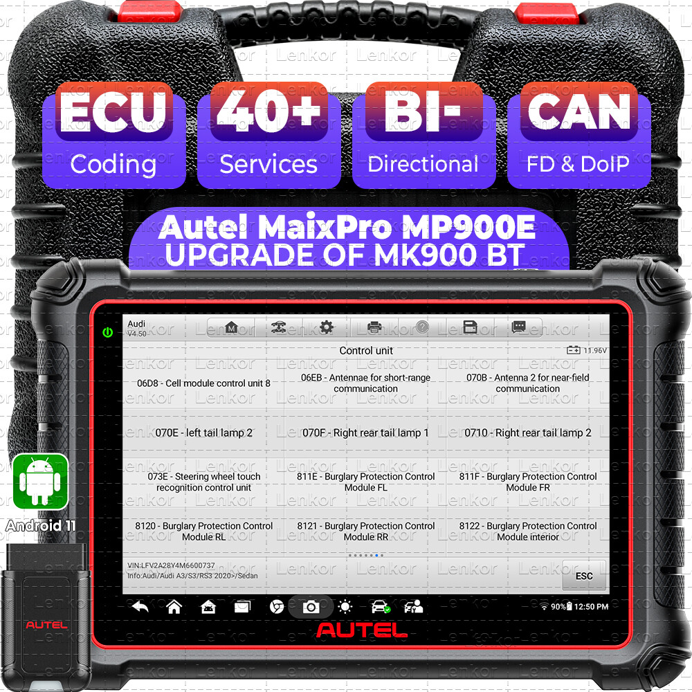 2024 Autel MaxiPRO MP900E Scanner Upgraded of MP808S Bi-Directional CAN-FD DoIP
