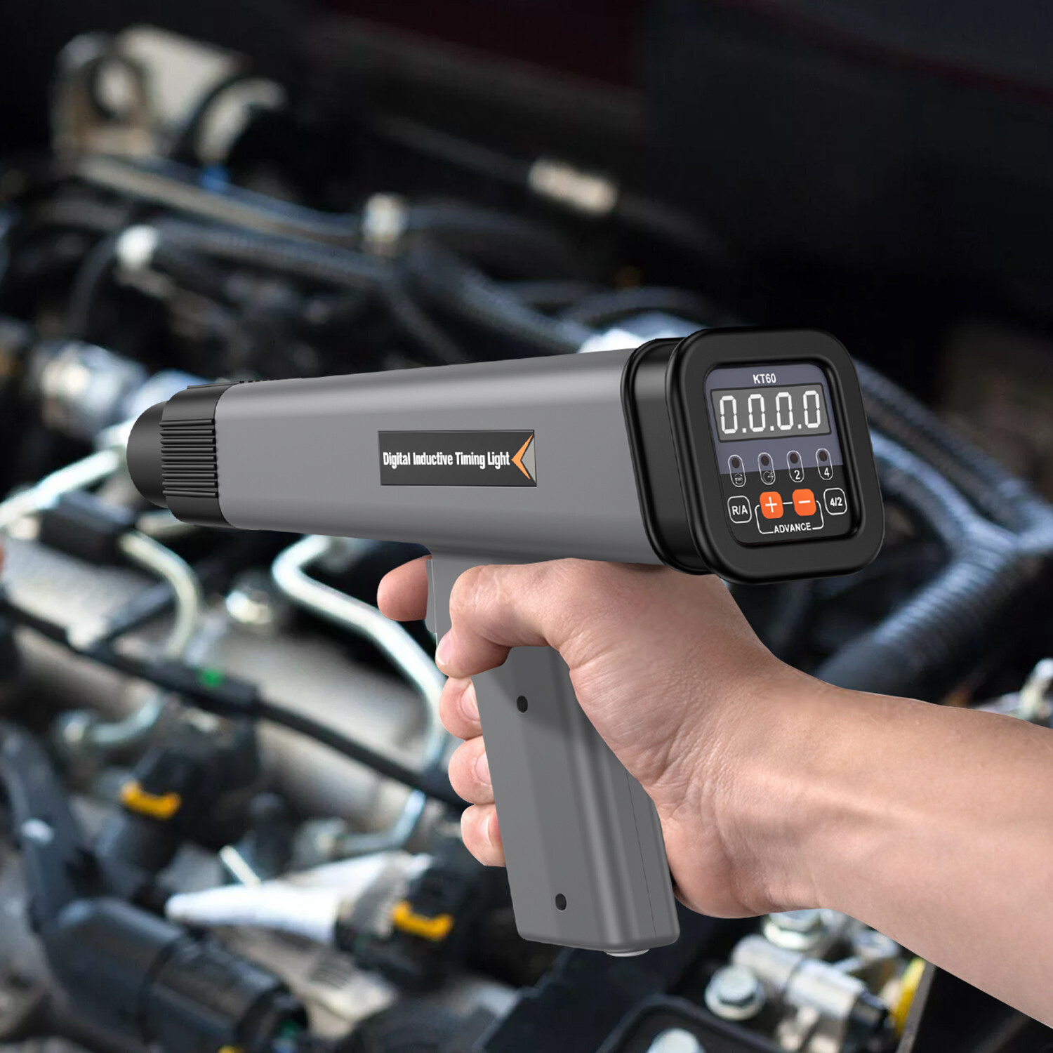 KZYEE KT60 Digital Engine Timing Gun Ignition Timing Strobe Light Inductive