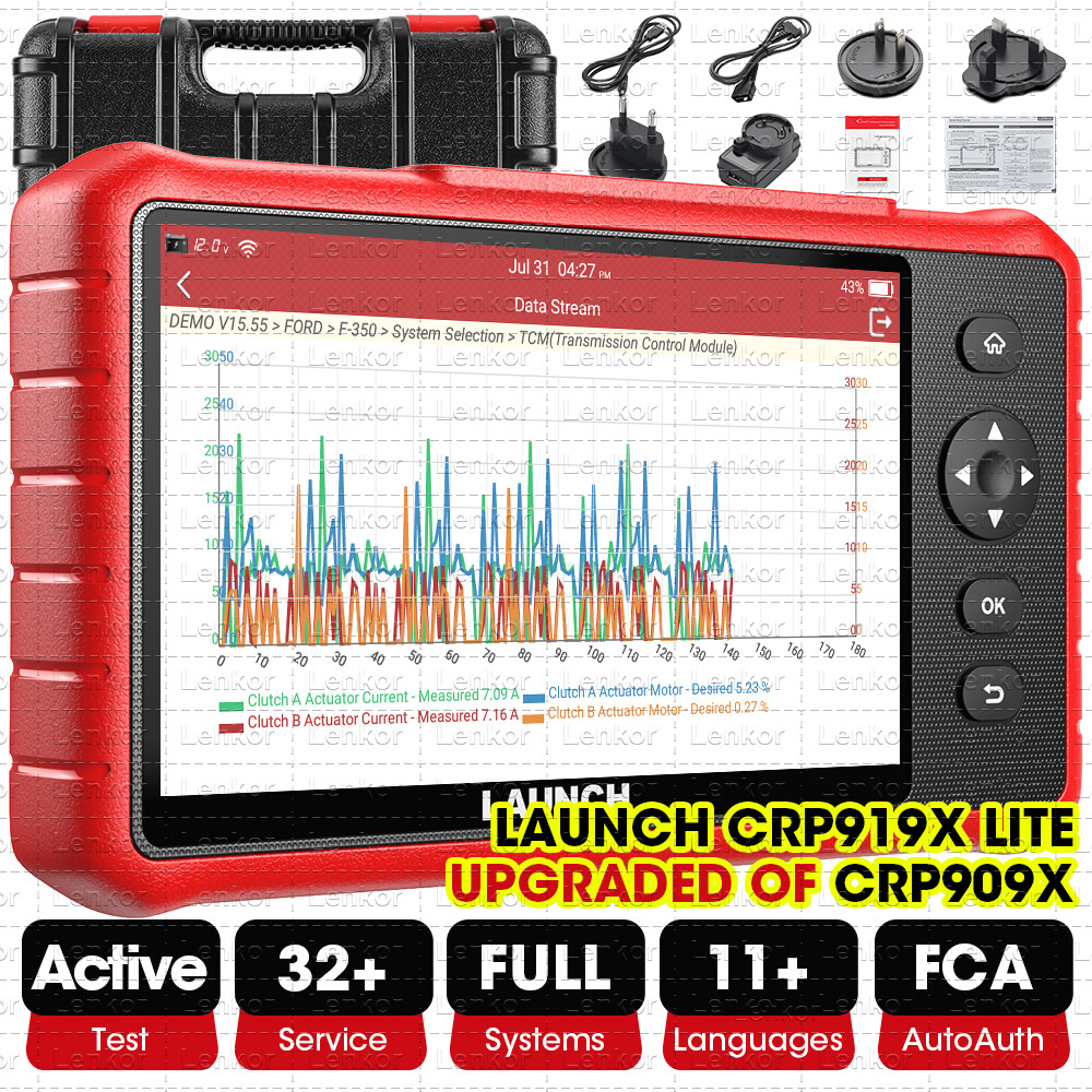 2024 LAUNCH CRP919X Lite Car Bi-directional All System Diagnostic Scanner Tool