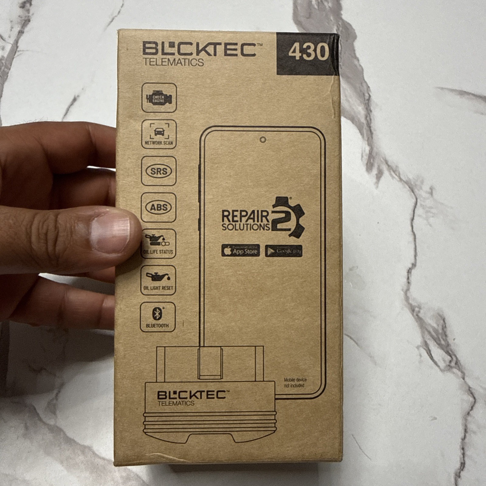430 Bluetooth OBD2 Scanner Diagnostic Tool – Car Code Reader for All Cars OBD…