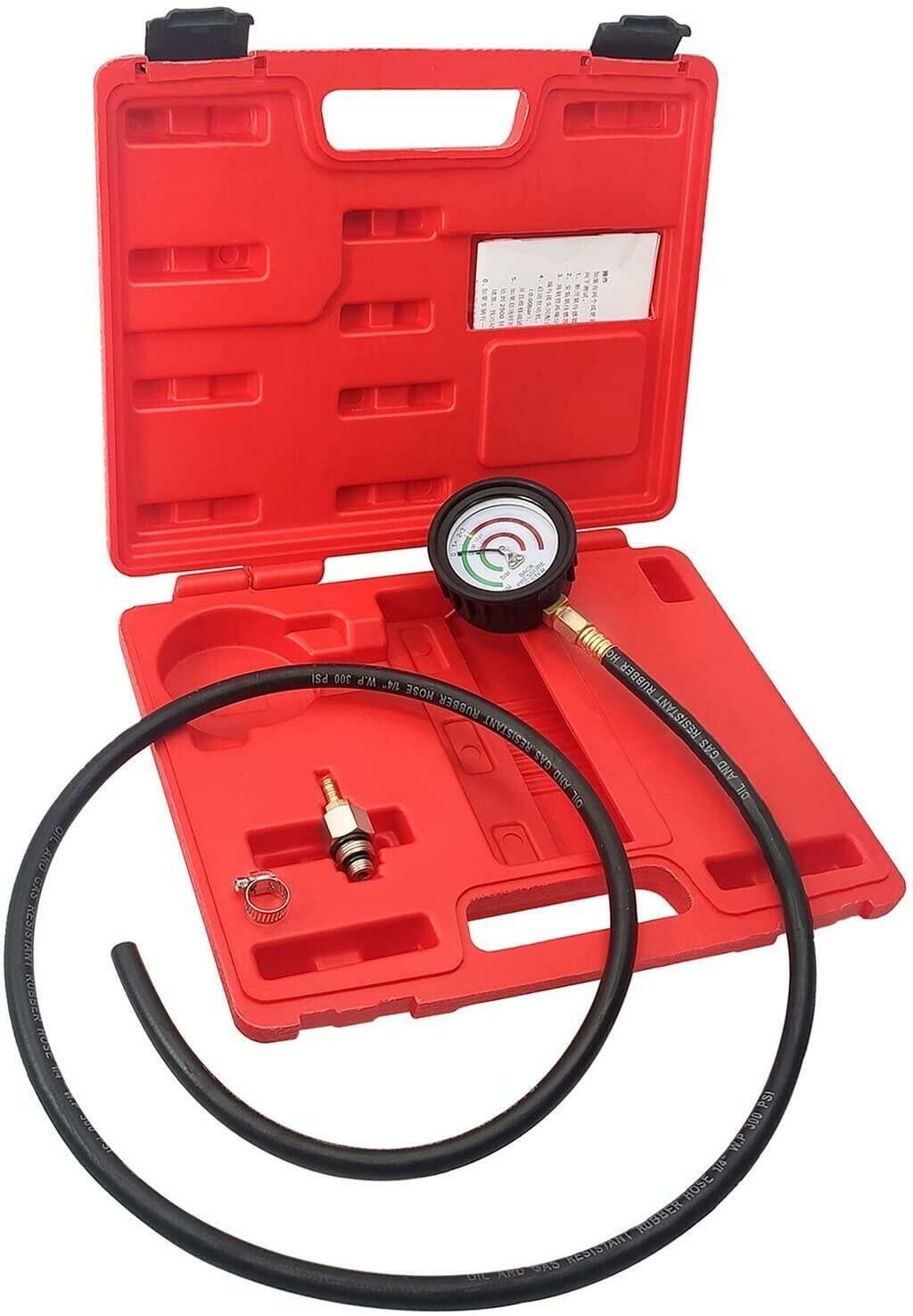 Car Auto Exhaust Back Pressure Tester/Gauge Catalytic Converter Test Kit Set