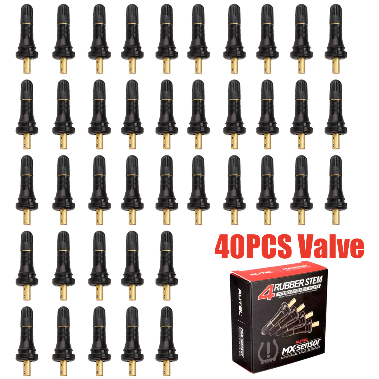4PCS-100PCS Autel MX-Sensor Sensor TPMS RVK Rubber Valve Stem Interchangable Kit