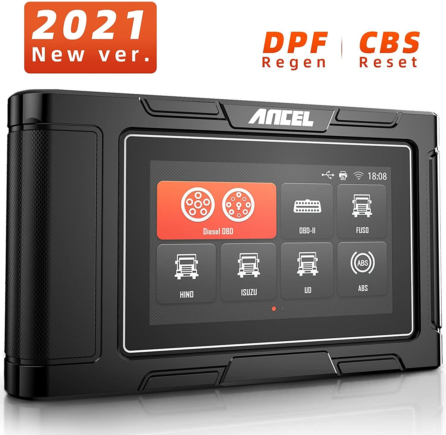 ANCEL HD3200 All System DPF Regeneration Oil Reset Truck & Car 2in1 Code Reader