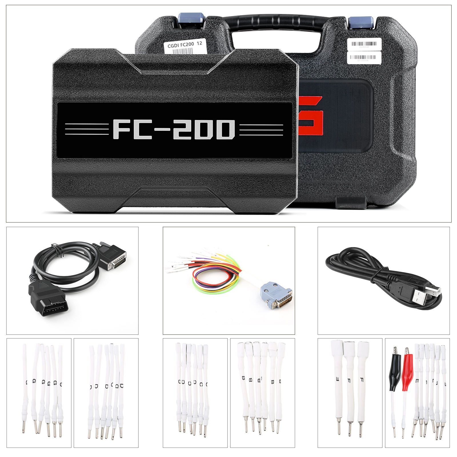 CG Car Prog-rammer tool Full Version With AT200 Adapters Set and MPC5XX Adapter