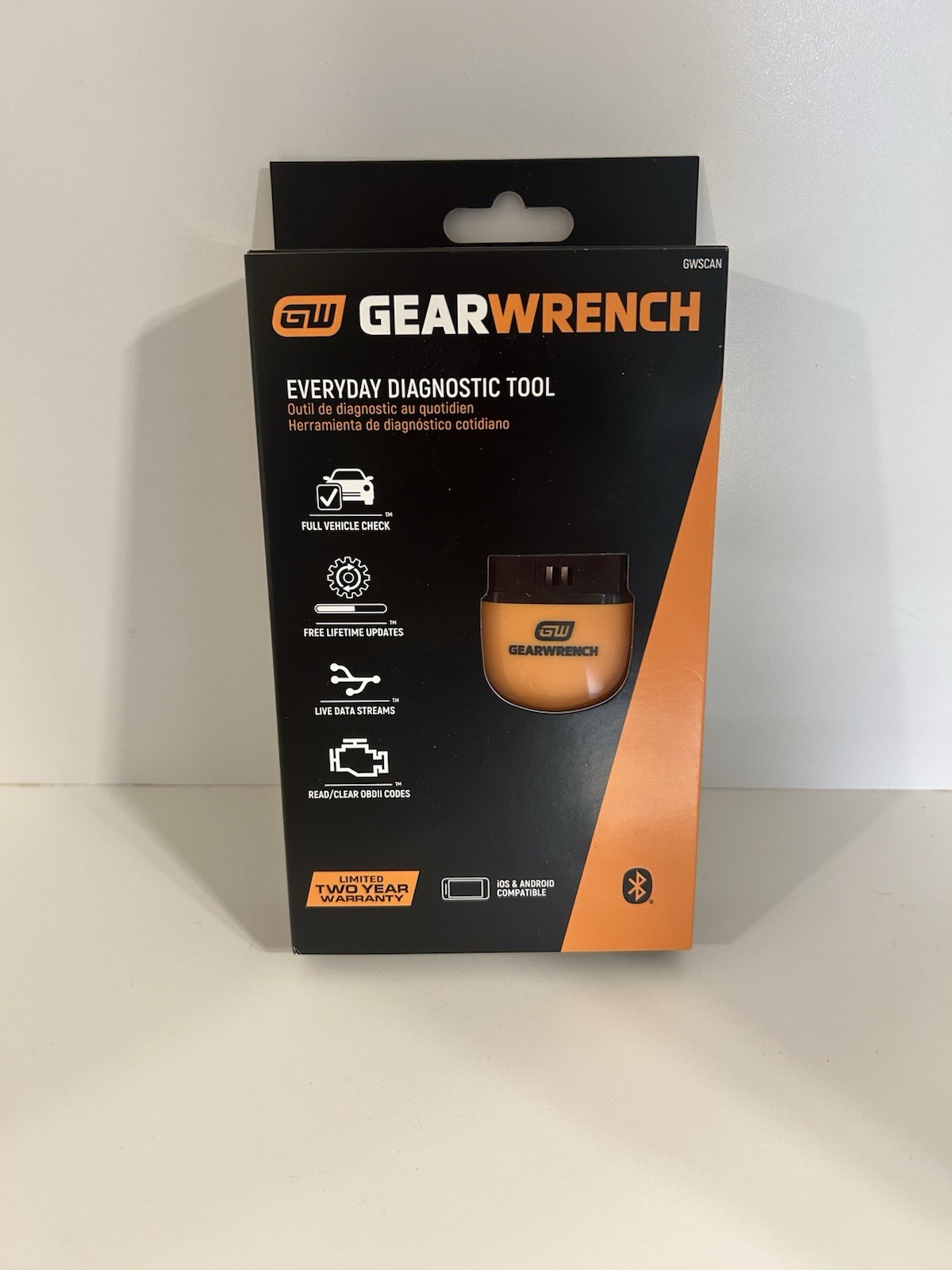 GEARWRENCH Everyday Diagnostic Tool OBDII Scanner GWSCAN – SAME DAY SHIPPING!