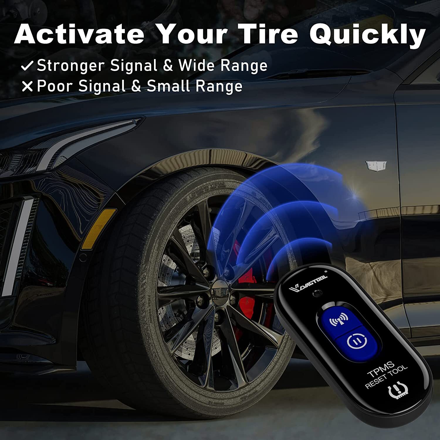 TPMS Relearn Tool Automotive Tire Pressure Monitor Reset Tool For Ford Vehicles