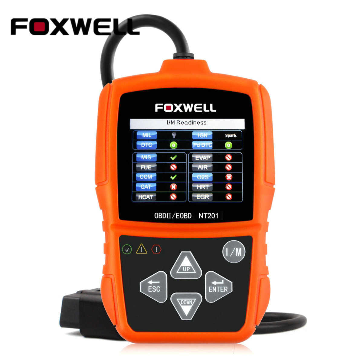 Foxwell NT201 OBDII EOBD Scanner Diagnostic Tool Auto Engine Fault Code Reader