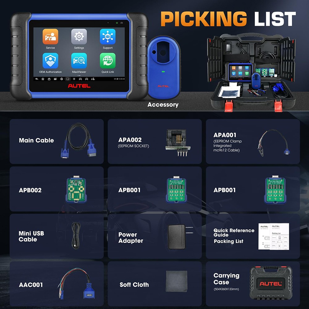 Autel MaxiIM IM508S OBDII Key Programming Diagnostic Scanner Android 11.0 2026